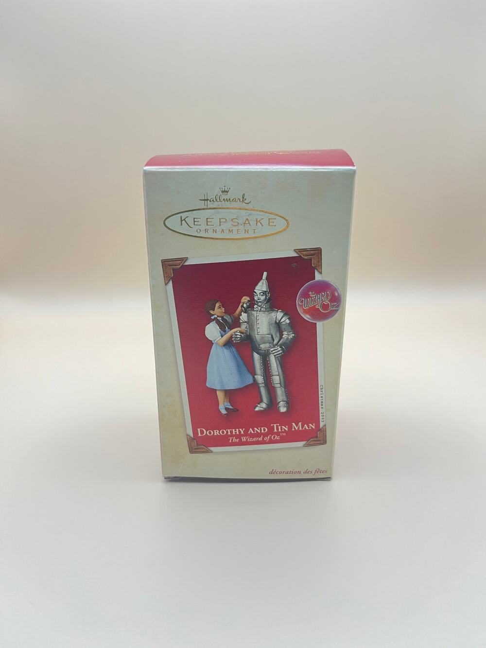 Hallmark Keepsake Dorothy and Tin Man 2003 Wizard of Oz Ornament in Box